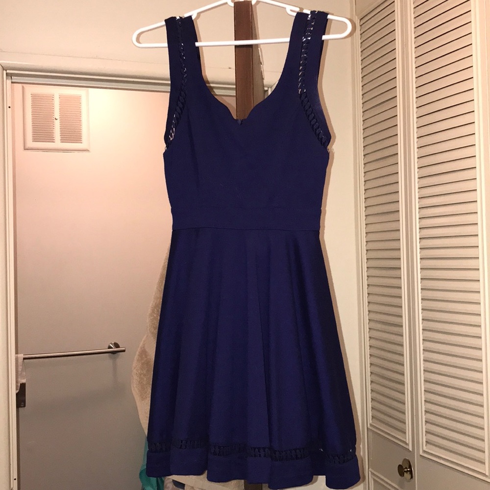 Navy blue dress